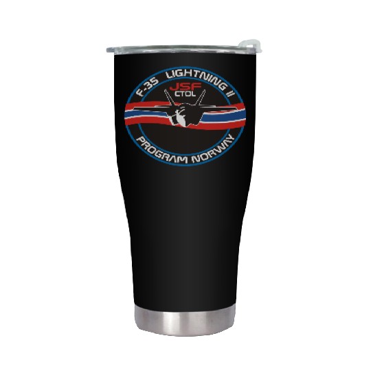 F-35 Lightning II Norway Stainless Steel Tumblers