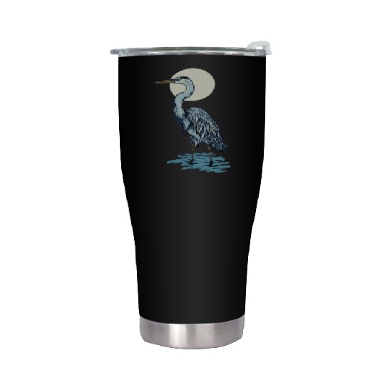 Heron Moon Stainless Steel Tumblers