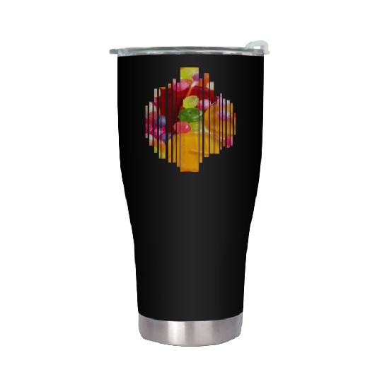 Funny biscuit calorie lollipop chocolate muffin Stainless Steel Tumblers