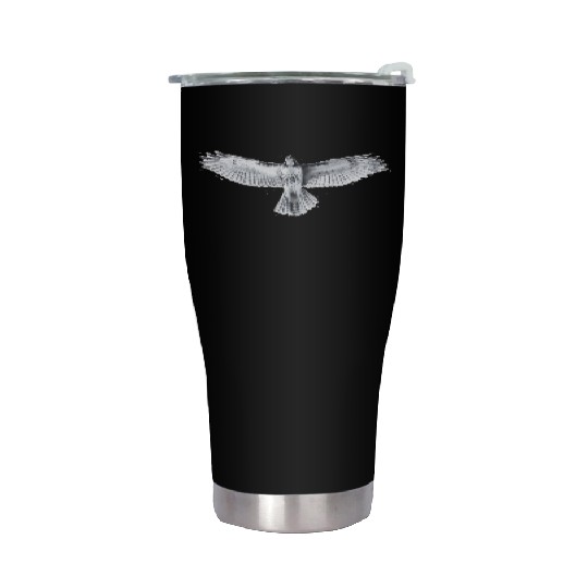 Red-Tailed Hawk Stainless Steel Tumblers