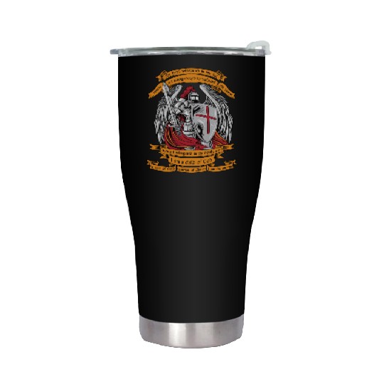 Knight templar I am a child of God Stainless Steel Tumblers Halloween