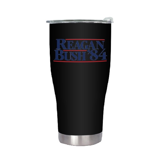 Reagan Bush '84 Stainless Steel Tumblers