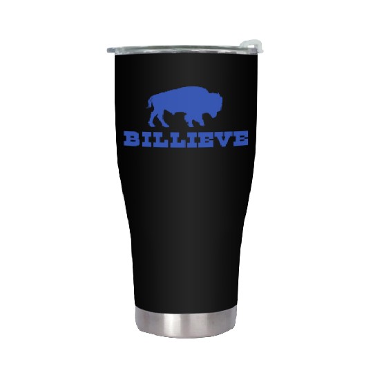 Bills Mafia BillieveShirt - Buffalo Football Stainless Steel Tumblers