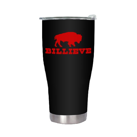 Bills Mafia Billieve - Buffalo Football Stainless Steel Tumblers