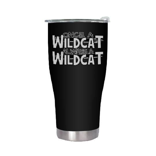 Once A Wildcat Always A Wildcat School Pride Stainless Steel Tumblers