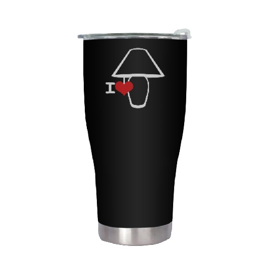 I Love Lamp Stainless Steel Tumblers