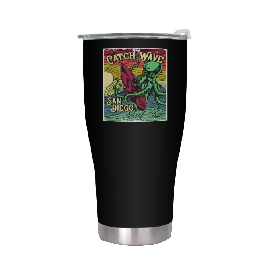 Catch the Wave, San Diego Surf Club Stainless Steel Tumblers