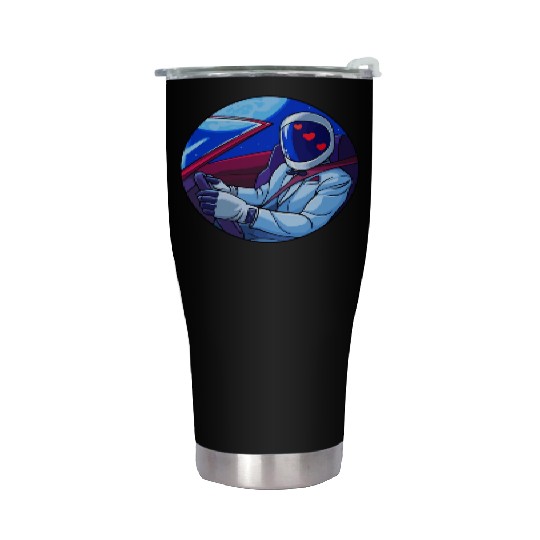 SpaceX Tesla Starman Stainless Steel Tumblers