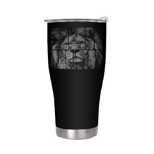 Yahweh (YHWH) Lion Stainless Steel Tumblers