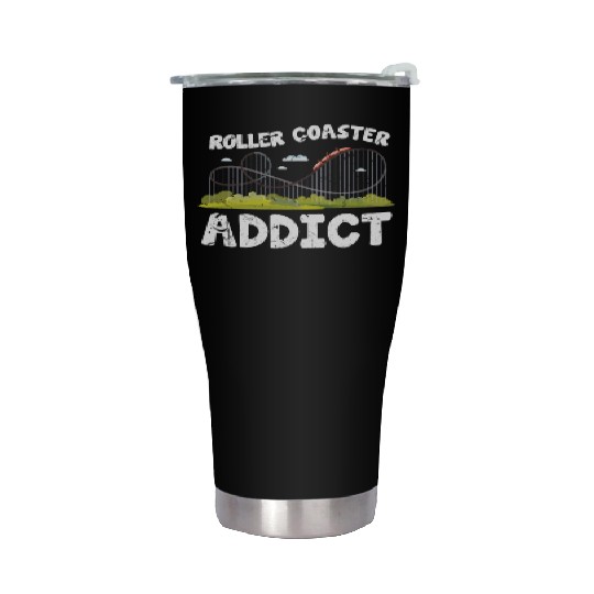 Roller Coaster Addiction Stainless Steel Tumblers