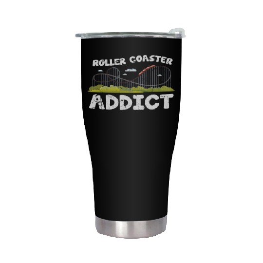 Roller Coaster Addiction Stainless Steel Tumblers