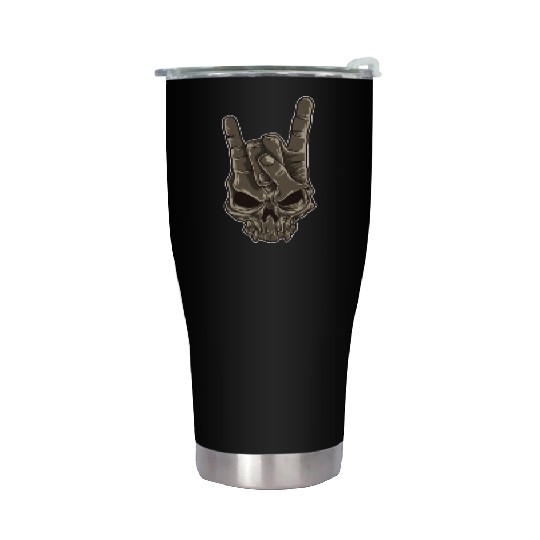 Devil Horns Sign | Heavy Metal Hand Gesture Music Stainless Steel Tumblers