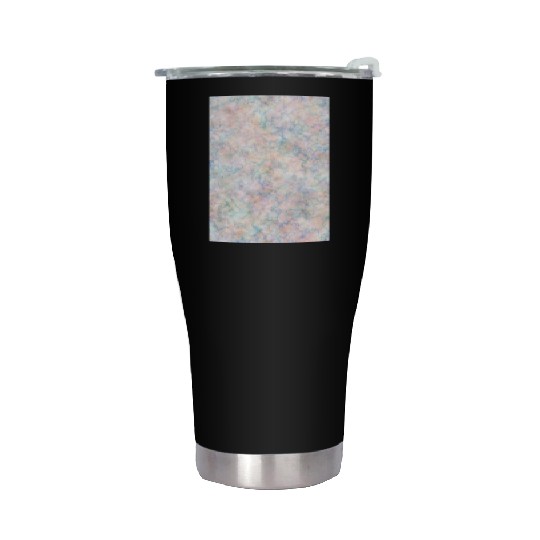 Multicolor Pastel Rainbow Marble Pattern Stainless Steel Tumblers