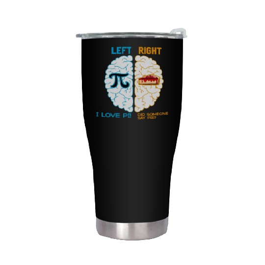 I love Pi / Math icon / Pi / Pie / Math nerd Stainless Steel Tumblers