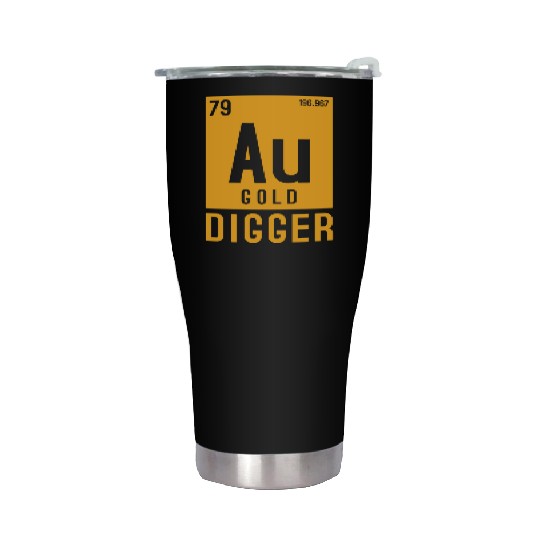 Gold Au Periodic Table Elements Stainless Steel Tumblers