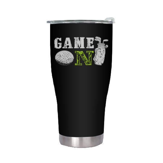 Top Fun Game On Golf Gift Design Stainless Steel Tumblers