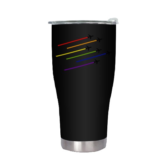 LGBT Cabin Crew Aviation CSD Gay Pride Stainless Steel Tumblers