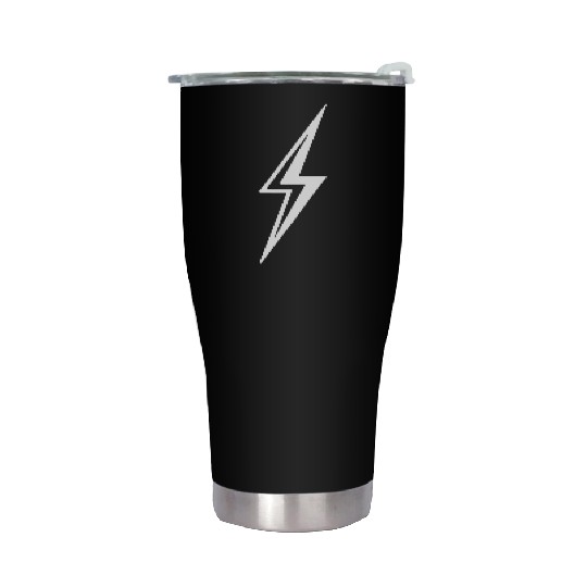 Lightning Bolt Stainless Steel Tumblers