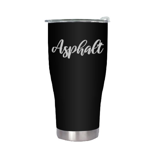 Asphalt Stainless Steel Tumblers