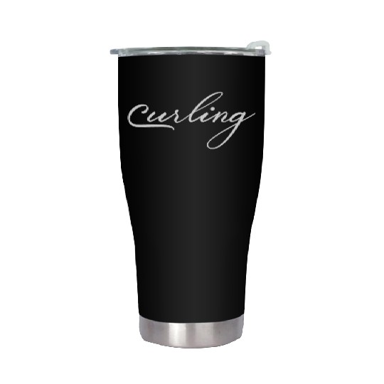 Team Curler Curling Player Curling Winter Sports Stainless Steel Tumblers