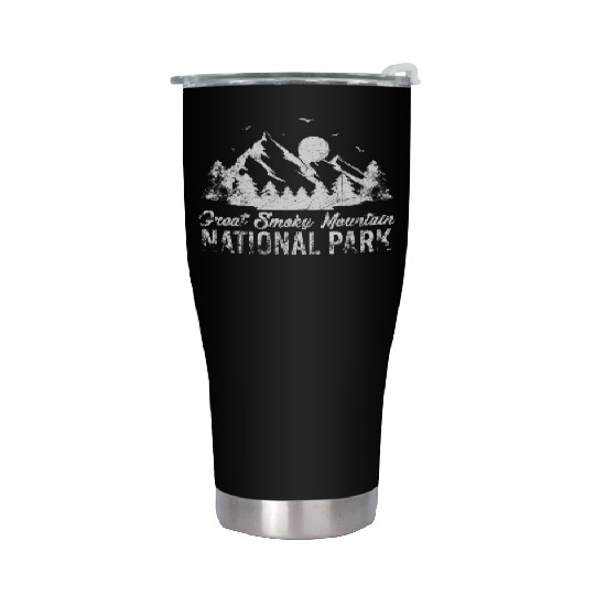 Great Smoky Mountain National Park US Vintage Stainless Steel Tumblers