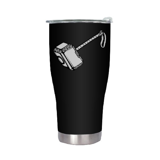 Hammer Thor myth fable god greek gift Stainless Steel Tumblers