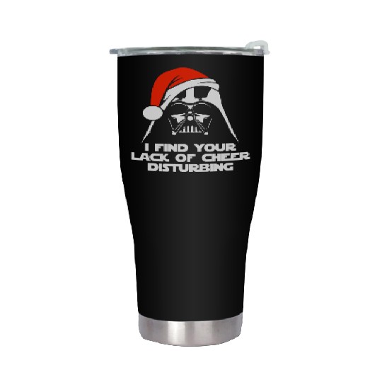 Darth Vader Santa Claus Christmas Sweater Design Stainless Steel Tumblers