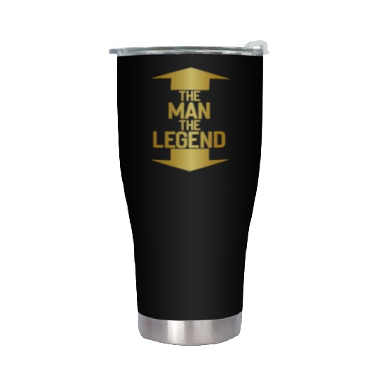 the man the legend Stainless Steel Tumblers