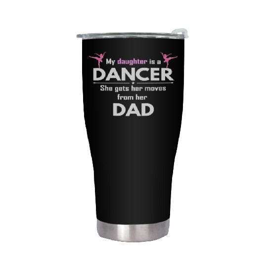 Dance Dad Dancer Fathers Day Stainless Steel Tumblers