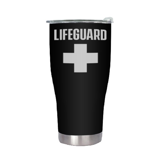Team Lifeguard Life Guard Pool Attendant Guards Stainless Steel Tumblers