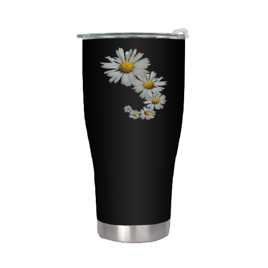 wonderful daisy flowers, blooming daisies, blooms Stainless Steel Tumblers