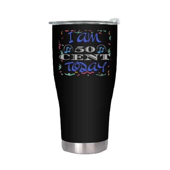 Rosie Riveter 50th Birthday Stainless Steel Tumblers