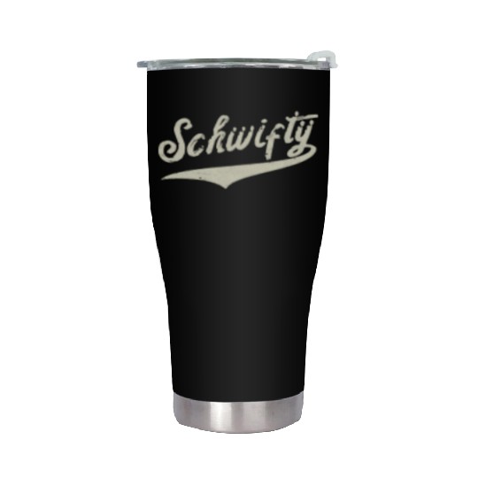 Mademark and Rickandmorty Fan Art Team Schwifty Stainless Steel Tumblers