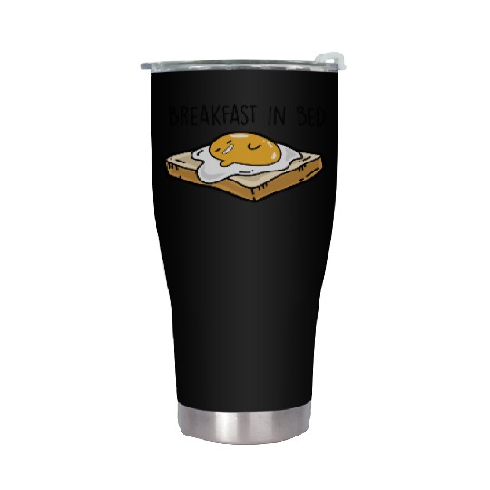 Fried egg toast - Breakfast in bed Stainless Steel Tumblers