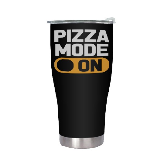 Pizza Mode ON Stainless Steel Tumblers