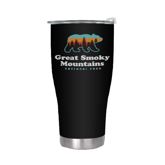 Great Smoky Mountains Stainless Steel Tumblers Bear Great Smoky Mount