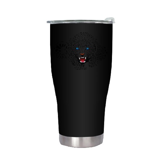 Jaguar attack Stainless Steel Tumblers