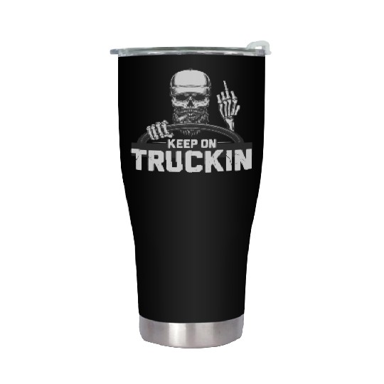 Truck Driver Stainless Steel Tumblers
