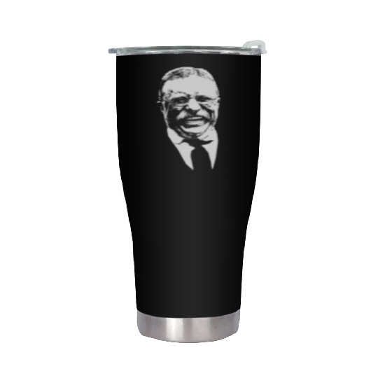 President Teddy Roosevelt Graphic Stainless Steel Tumblers