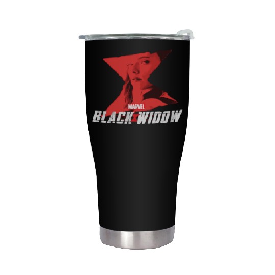 Marvel Black Widow Natasha Romanoff Hourglass Stainless Steel Tumblers