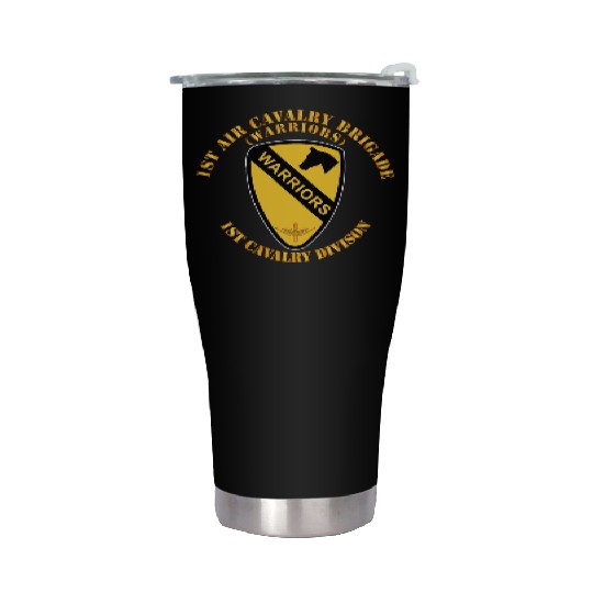 Army 1st Air Cavalry Bde Warriors 1st Cav Division Stainless Steel Tumblers