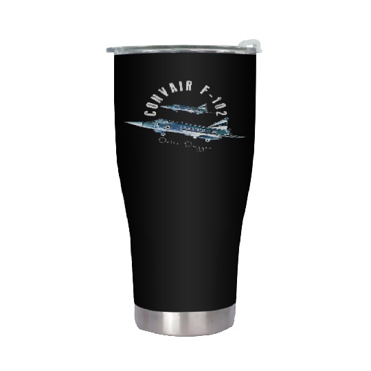 Convair F-102 Delta Dagger Stainless Steel Tumblers