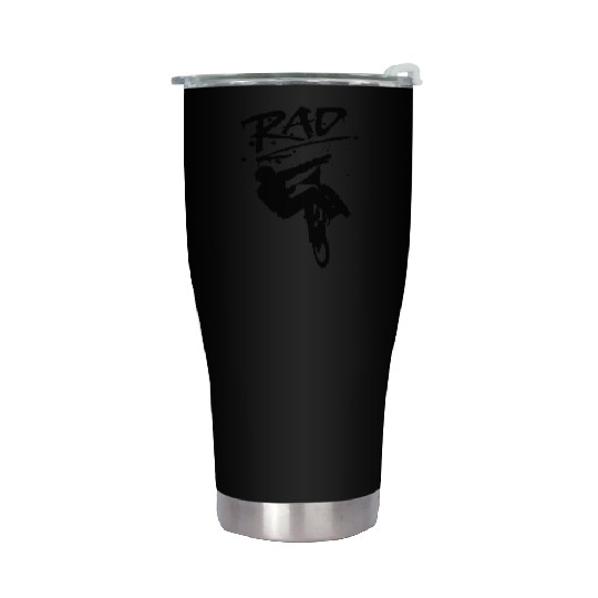 RAD BMX Bike Graffiti 80s Movie Radical Stainless Steel Tumblers