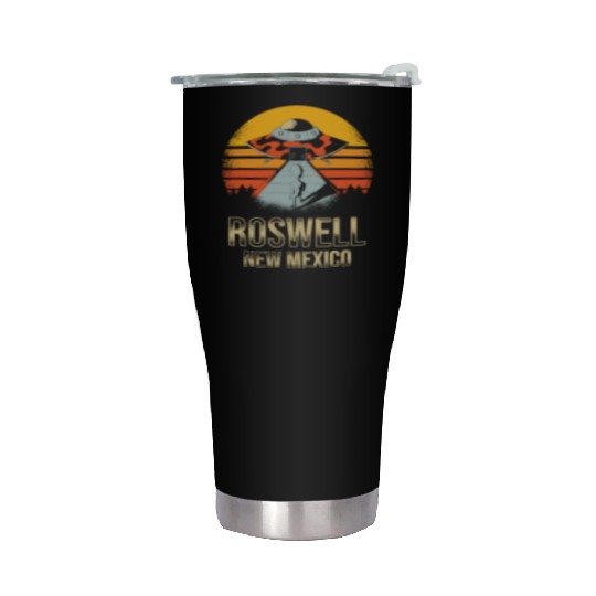 Roswell New Mexico UFO Alien Stainless Steel Tumblers
