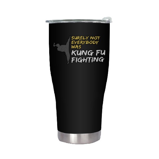 Kung Fu Fighting Stainless Steel Tumblers