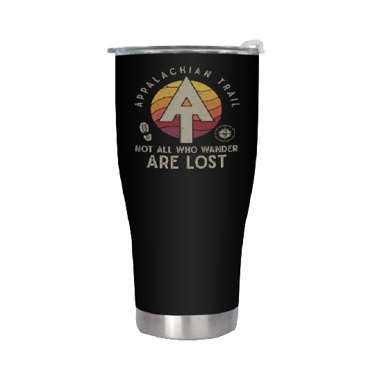 Appalachian Trail Logo Hiking Wander in the US Stainless Steel Tumblers