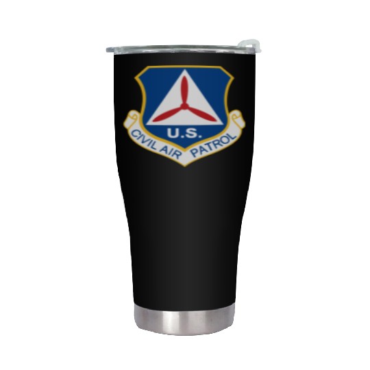 Civil Air Patrol Logo Air Force Cap Military Veter Stainless Steel Tumblers
