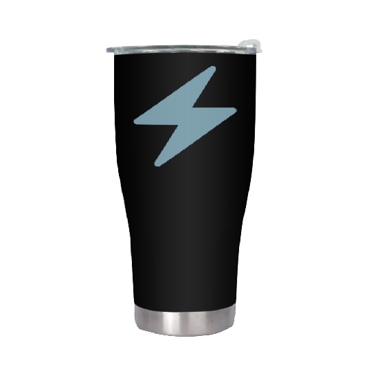 Blue Lightning Bolt Stainless Steel Tumblers