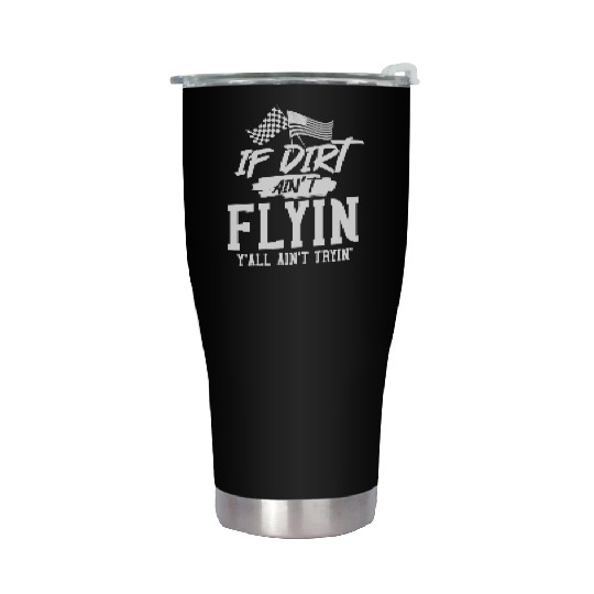 Dirt Track Racing Gift Sprint Car Racing Stainless Steel Tumblers