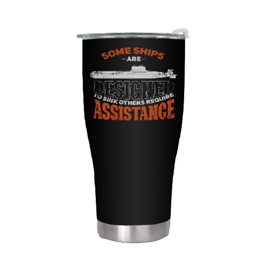 Military Submarine Veteran Gift US Submarine Sink Stainless Steel Tumblers